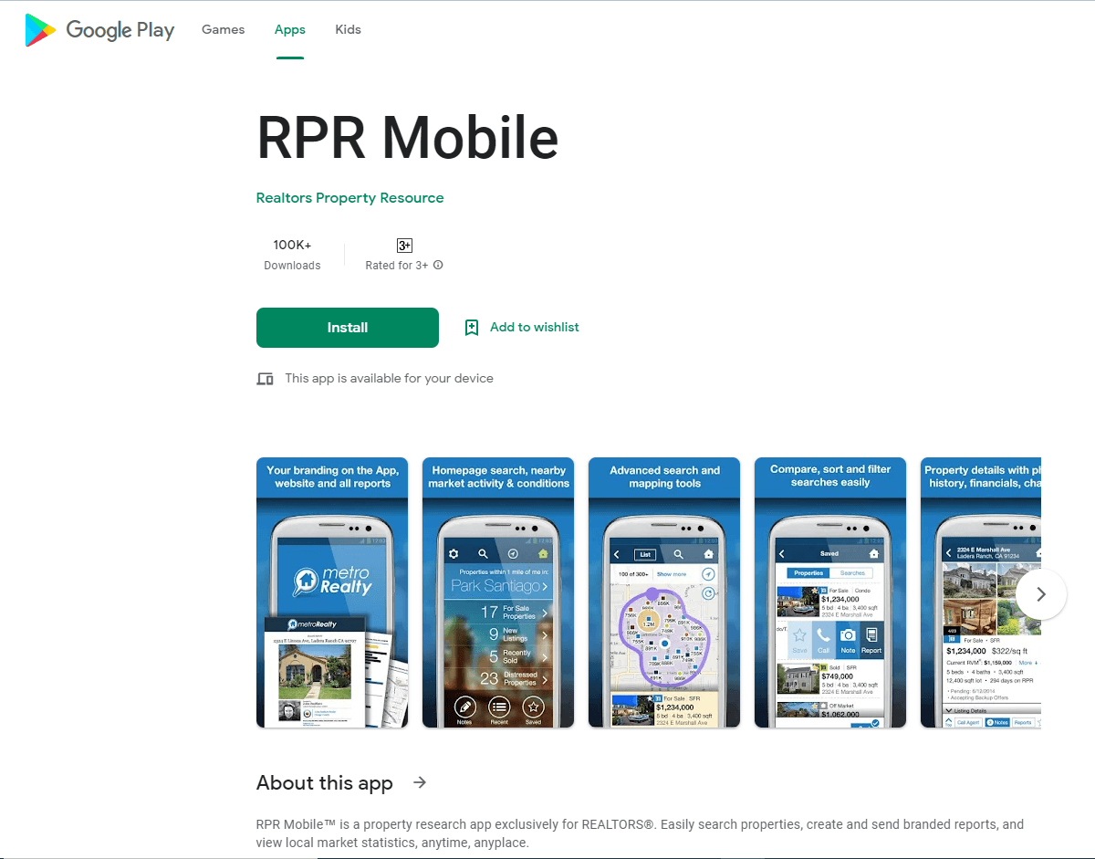 RPR Mobile
