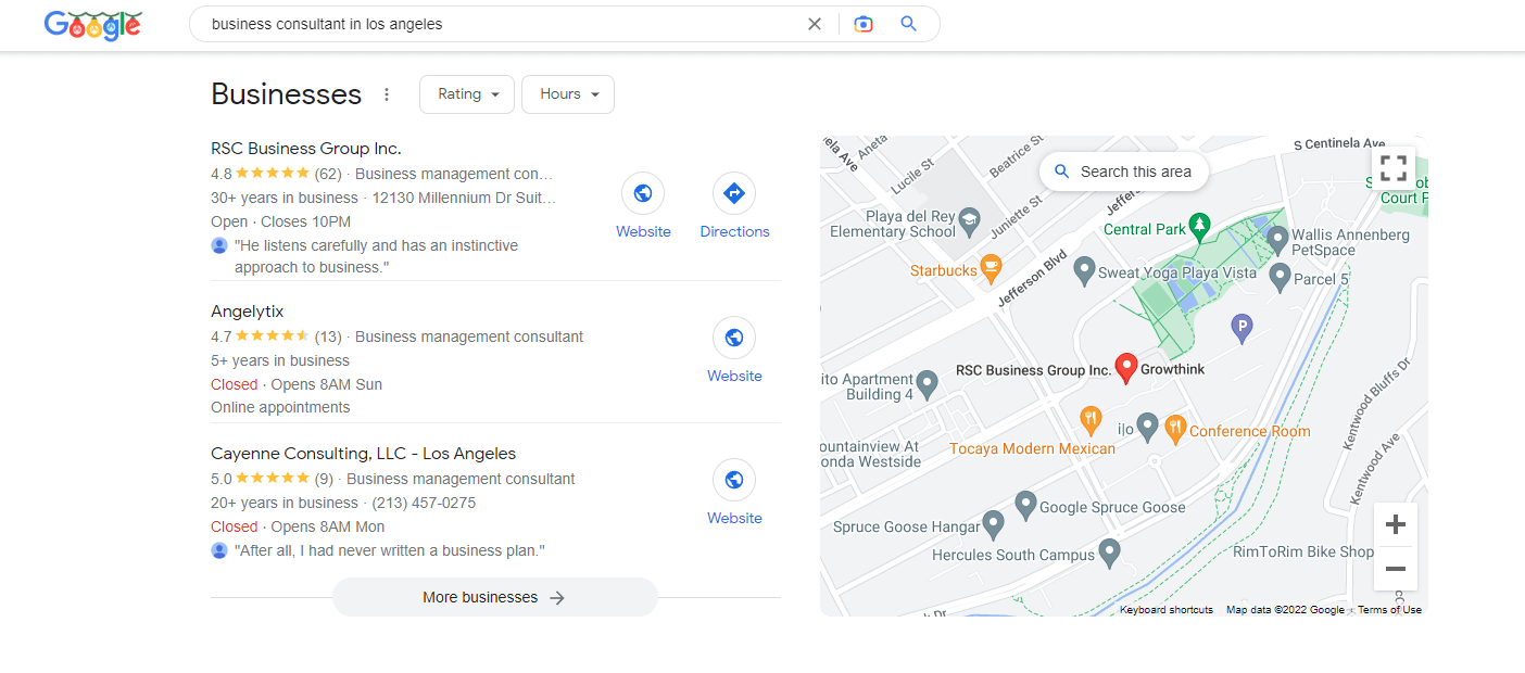 Local Listing on Google
