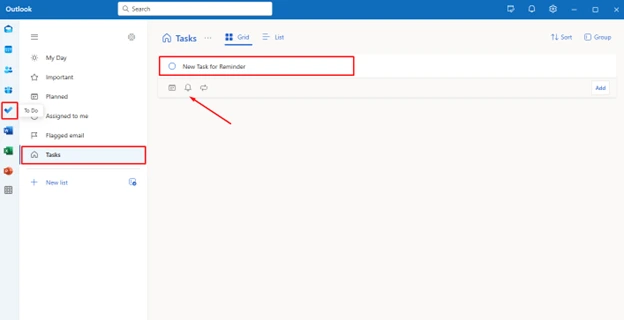 Task Reminder Setup Process in Outlook