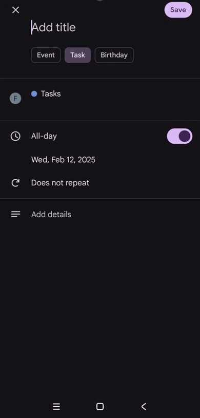 Google Calendar with Android