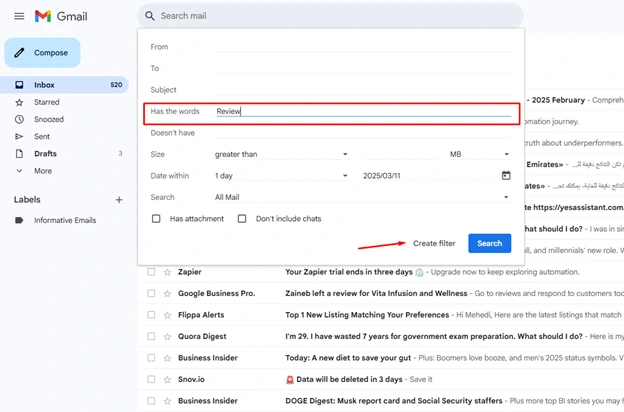 Automate the Email Sorting With Proper Filtering
