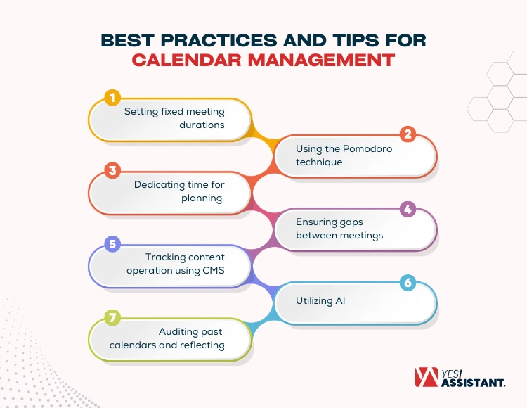 Best Practices and Tips for Calendar Management