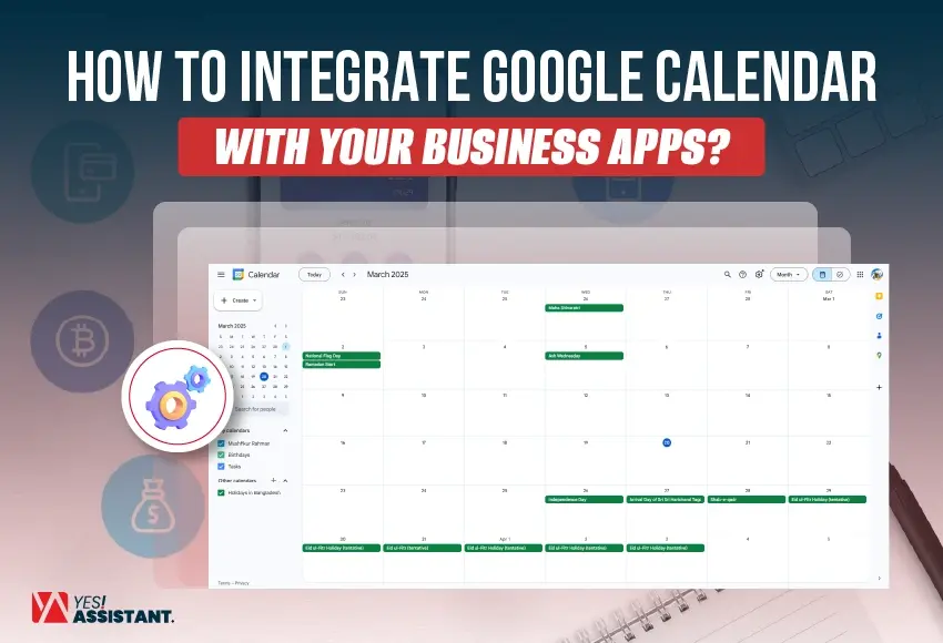 How to integrate Google Calendar with your business apps