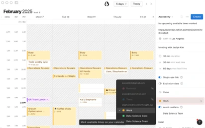 Blocking Personal Events on Your Calendar