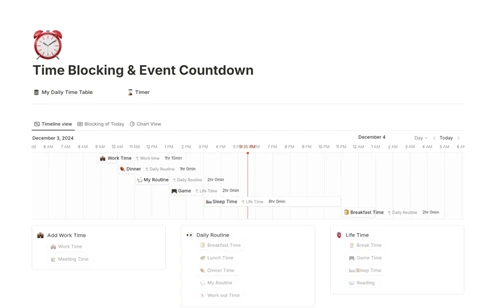 Countdown to Your Upcoming Events