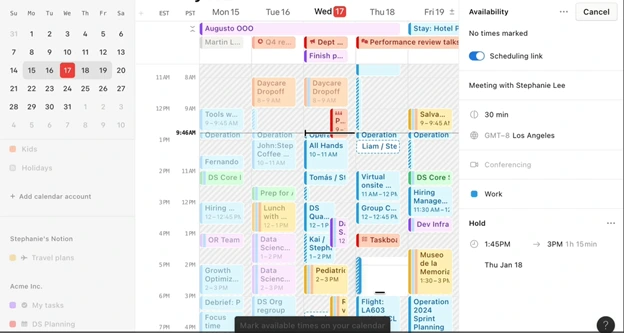 Track Your Tasks and Share Your Availability