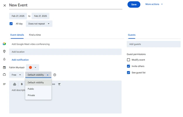 Google Calendar
