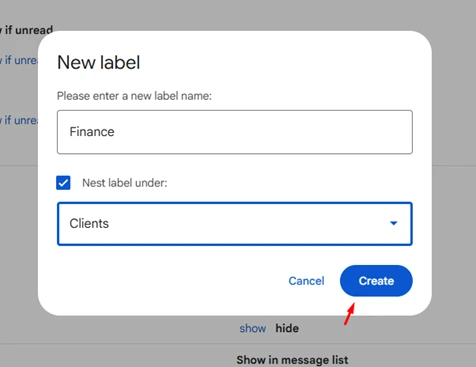 Step Four: Creating Labels