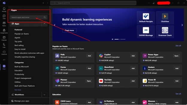 Adding Google Calendar to Microsoft Teams