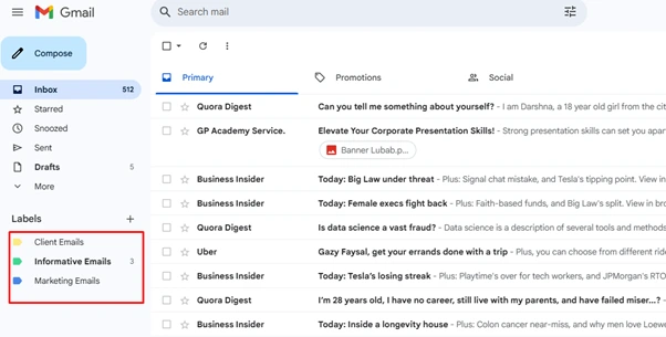 Choosing an organizational system