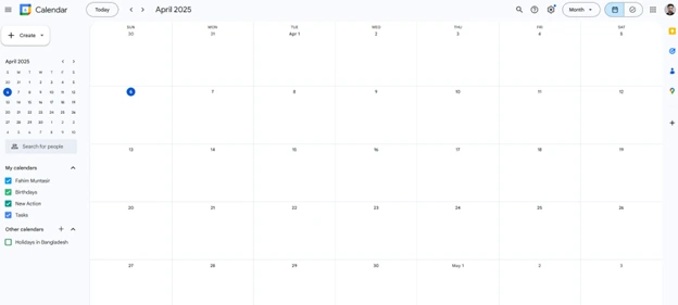 Managing a Project with Google Calendar(Step-by-Step Process)