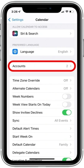 Signing and Syncing in iOS.