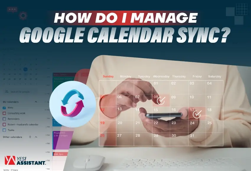 how do i manage google calendar sync