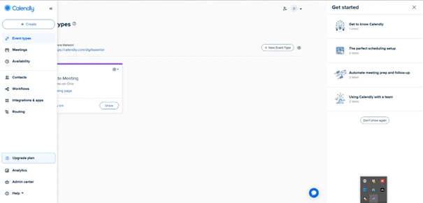 Calendly (with time zone detection)