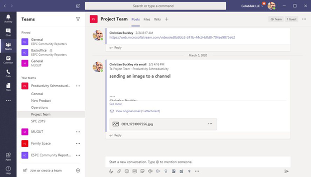 Files Section in MS Teams