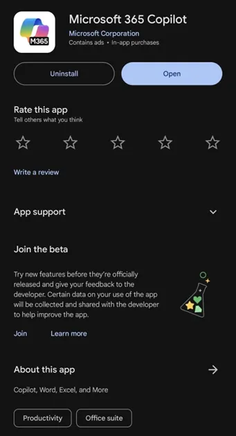 ● For the android devices you will be able to get the Microsoft Office 365 apps from the Google Play Store. So, you can easily install it from there and sync with your desktop outlook calendar.