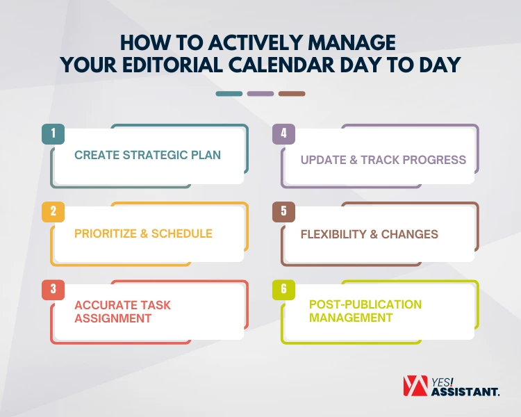 How to Actively Manage Your Editorial Calendar Day to Day