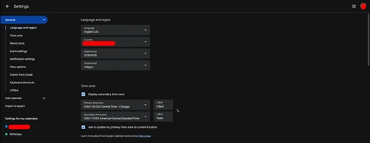 How to Add a Second Time Zone on Desktop