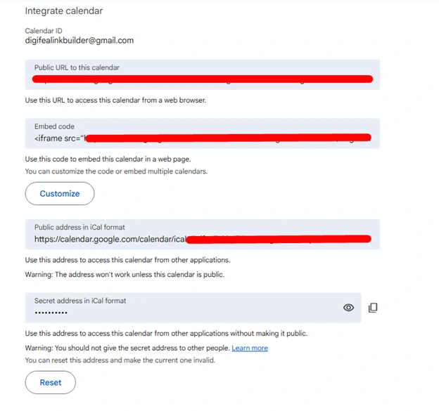 Integrating Your Google Calendar