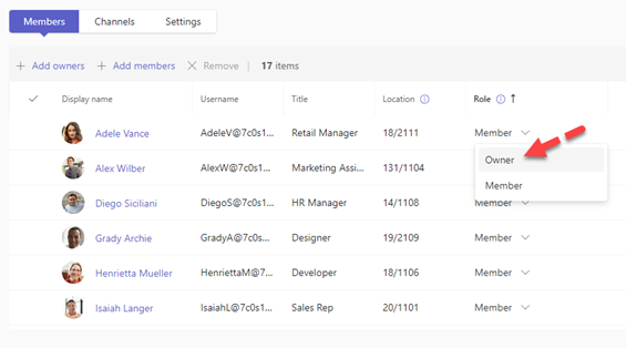 Meeting Roles in MS Teams
