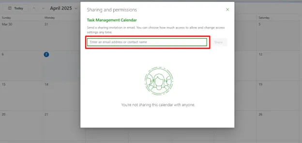 Sharing and permissions