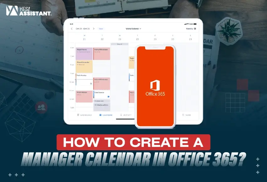 how to create a manager calendar in office 365