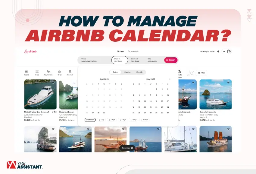 how to manage airbnb calendar