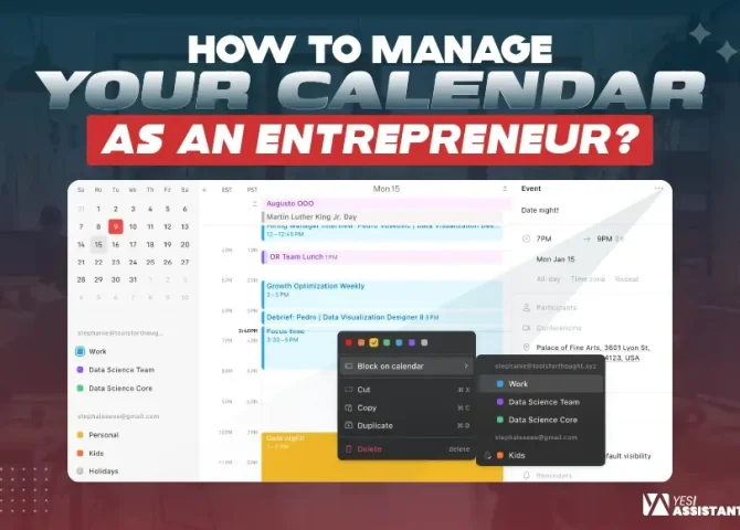 how to manage your calendar as an entrepreneur