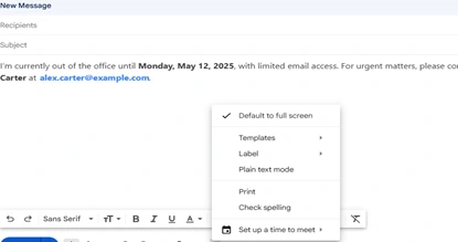 Create a New Canned Response