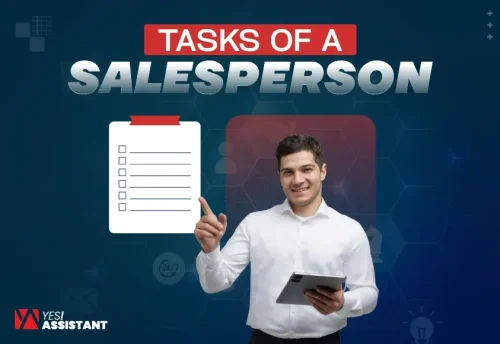 tasks of a salesperson