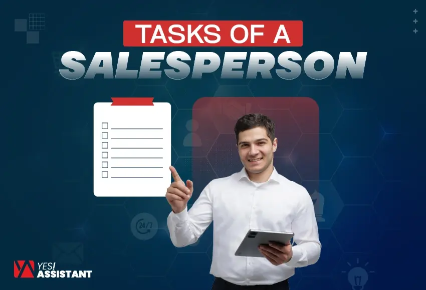 tasks of a salesperson