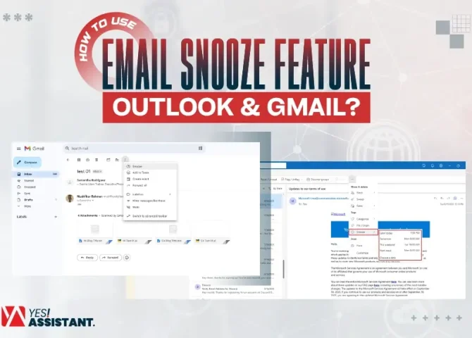 How to use email snooze feature outlook & gmail