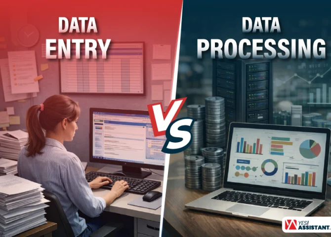 Data Entry vs Data Processing: What’s the Real Difference