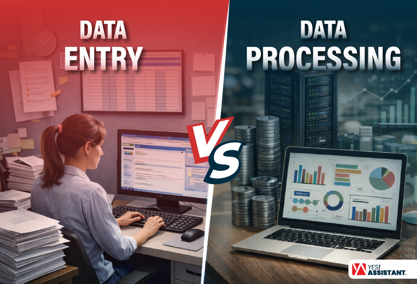 Data Entry vs Data Processing: What’s the Real Difference