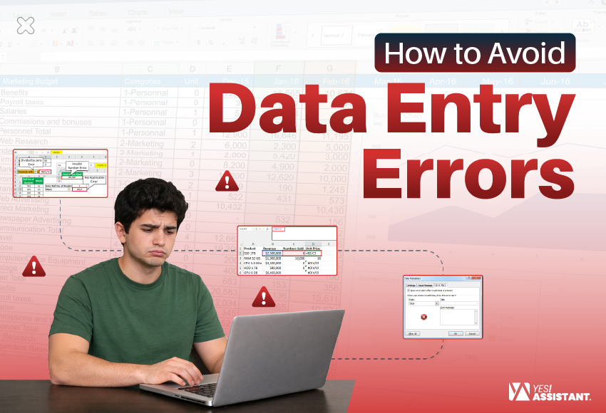 how to avoid data entry errors
