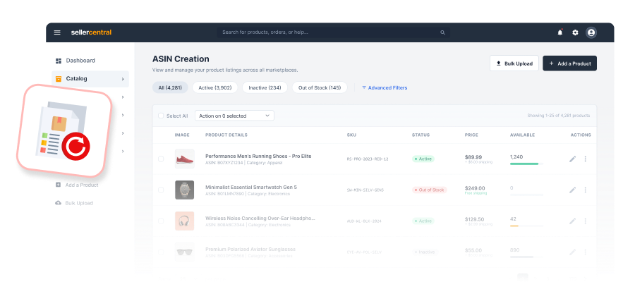 ASIN Creation & Catalog Updates