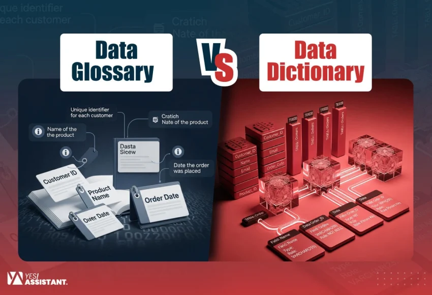 Data Glossary vs Data Dictionary