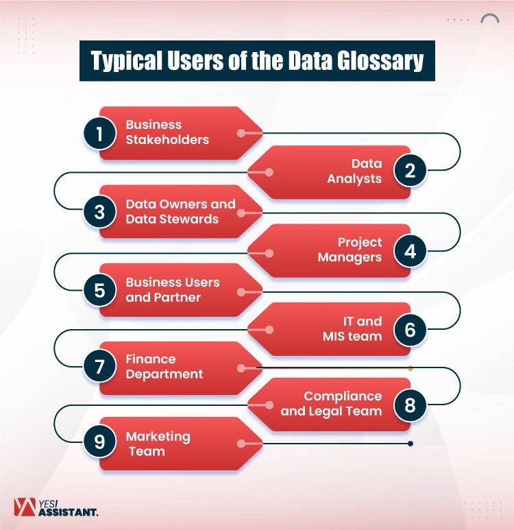 Typical Users of the Data Glossary
