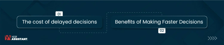 Effective ways to Make Faster and Timely Decisions