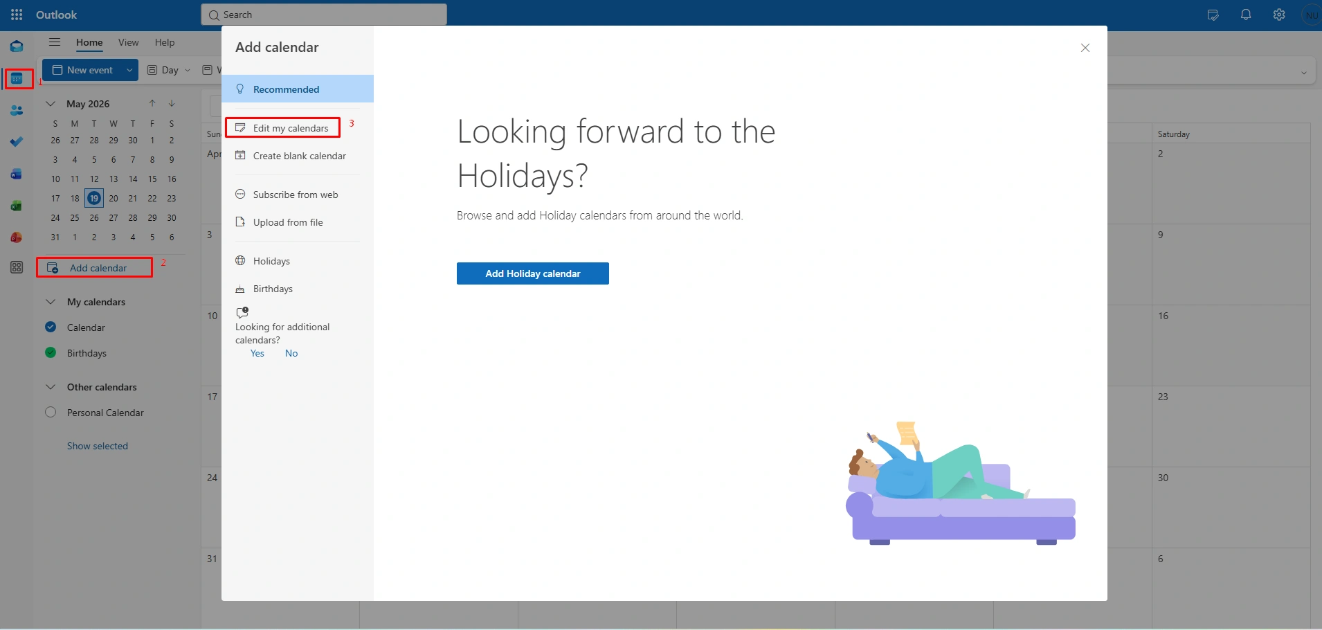 Add Google Account to Outlook 4