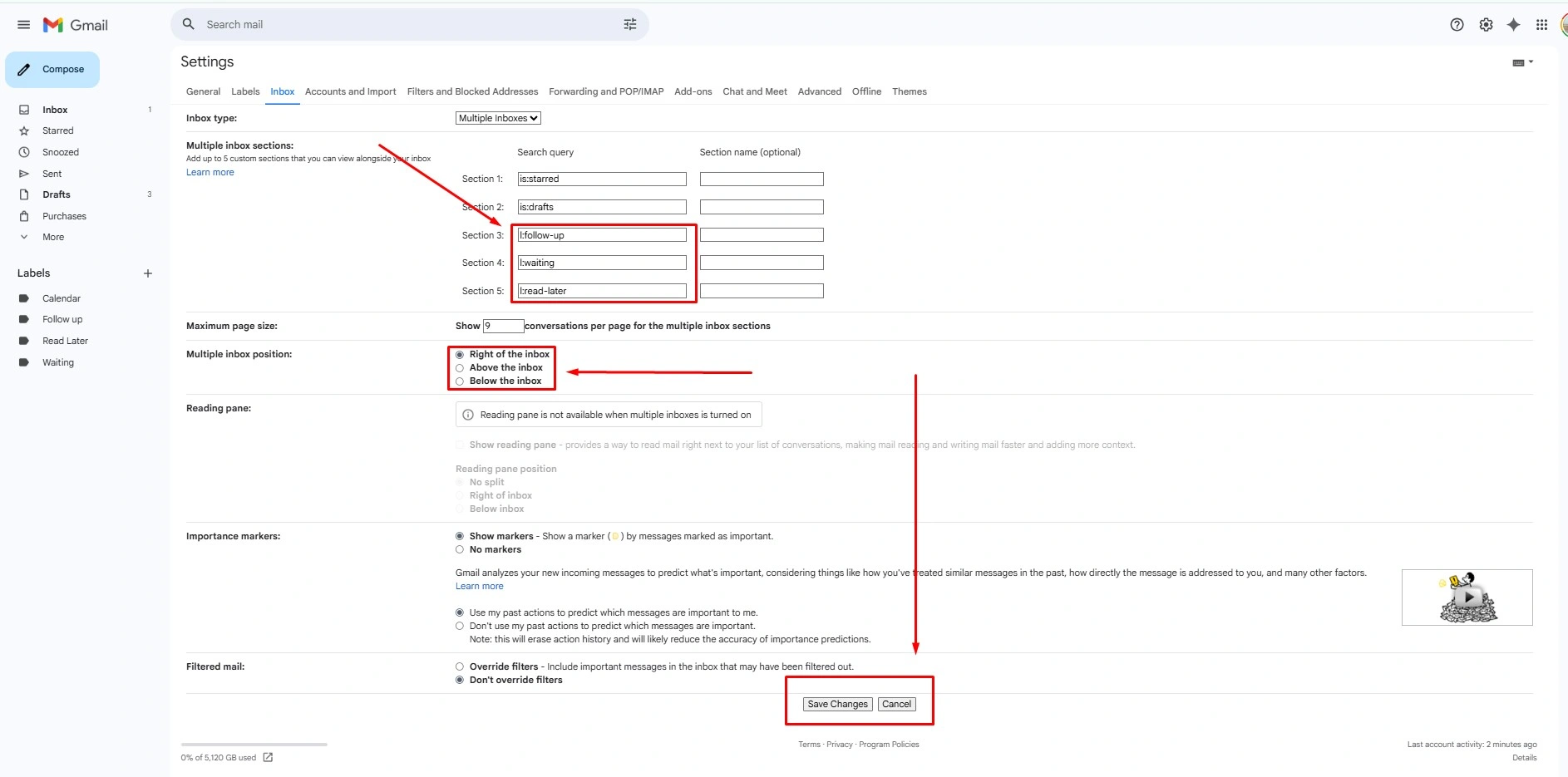 Configure Multiple Inboxes in Gmail