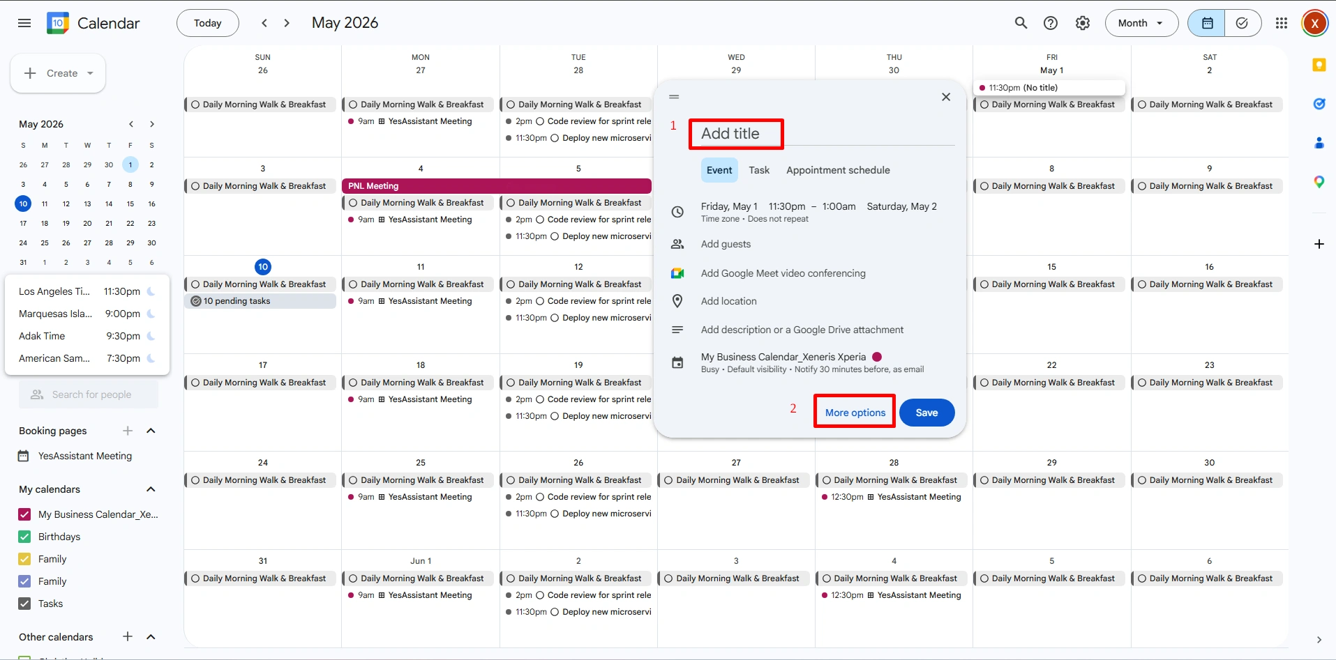 Enable Automatic Conflict Detection 1