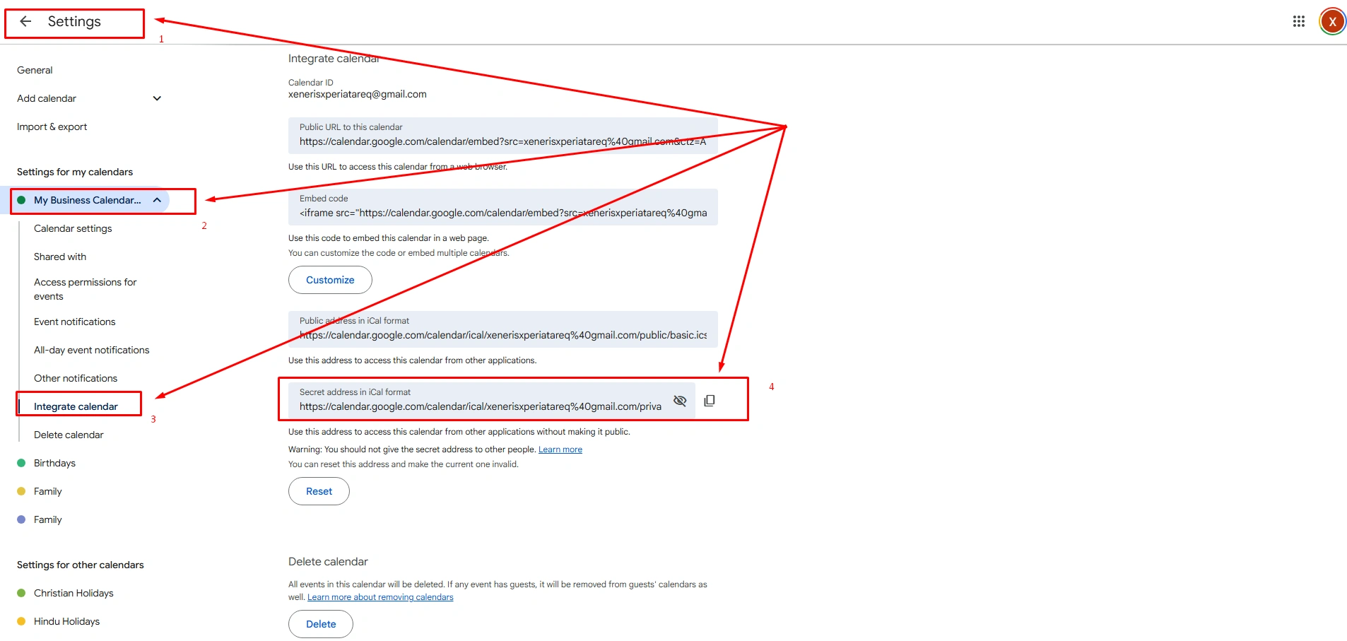 Enable Calendar Permissions 2