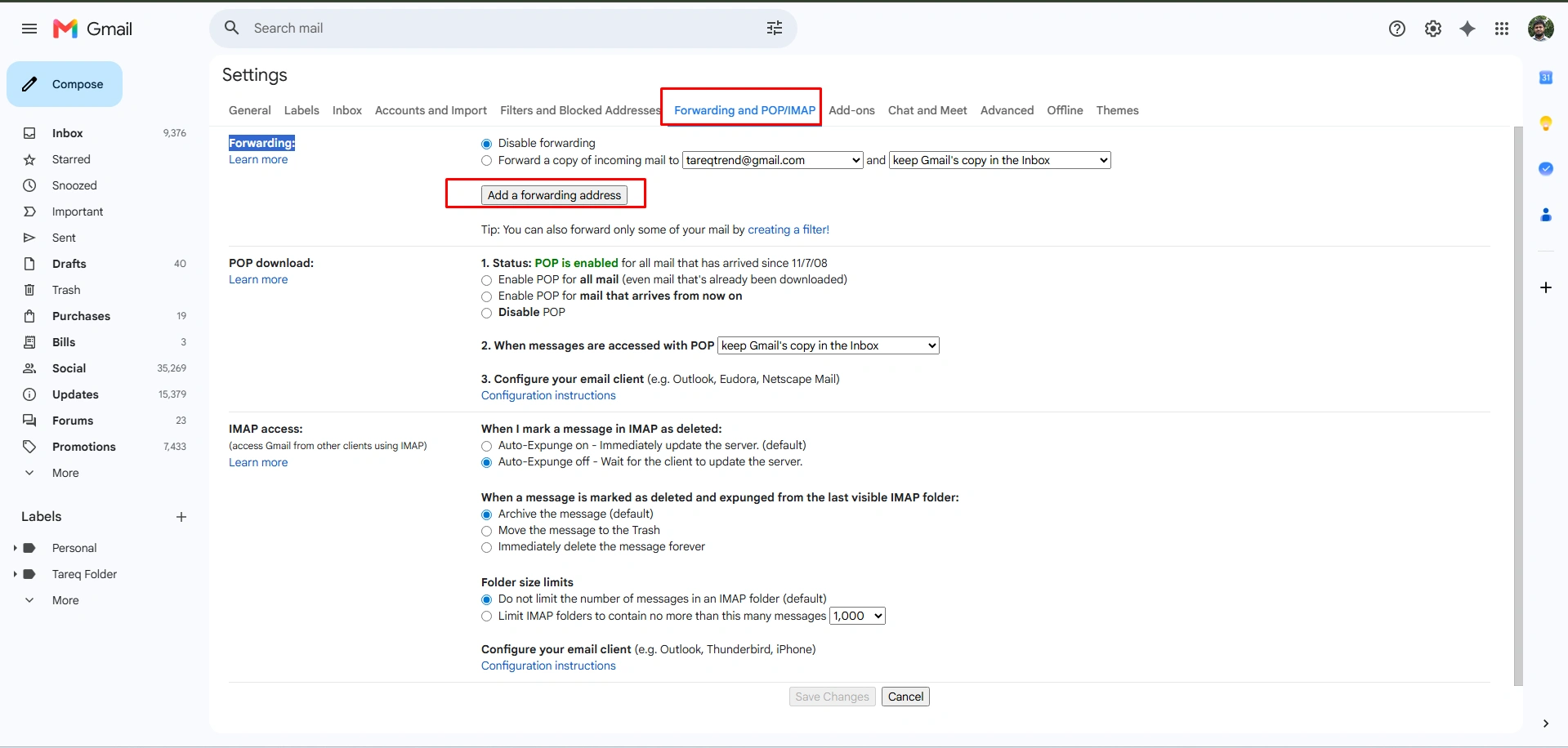 How to Setup Email Forwarding 2