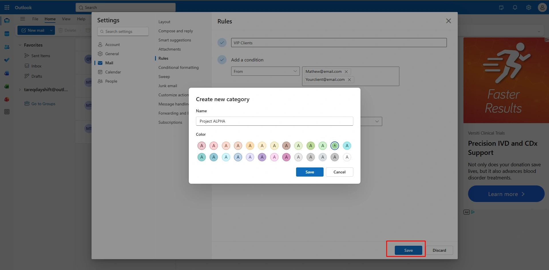Categorize Emails By Client 4
