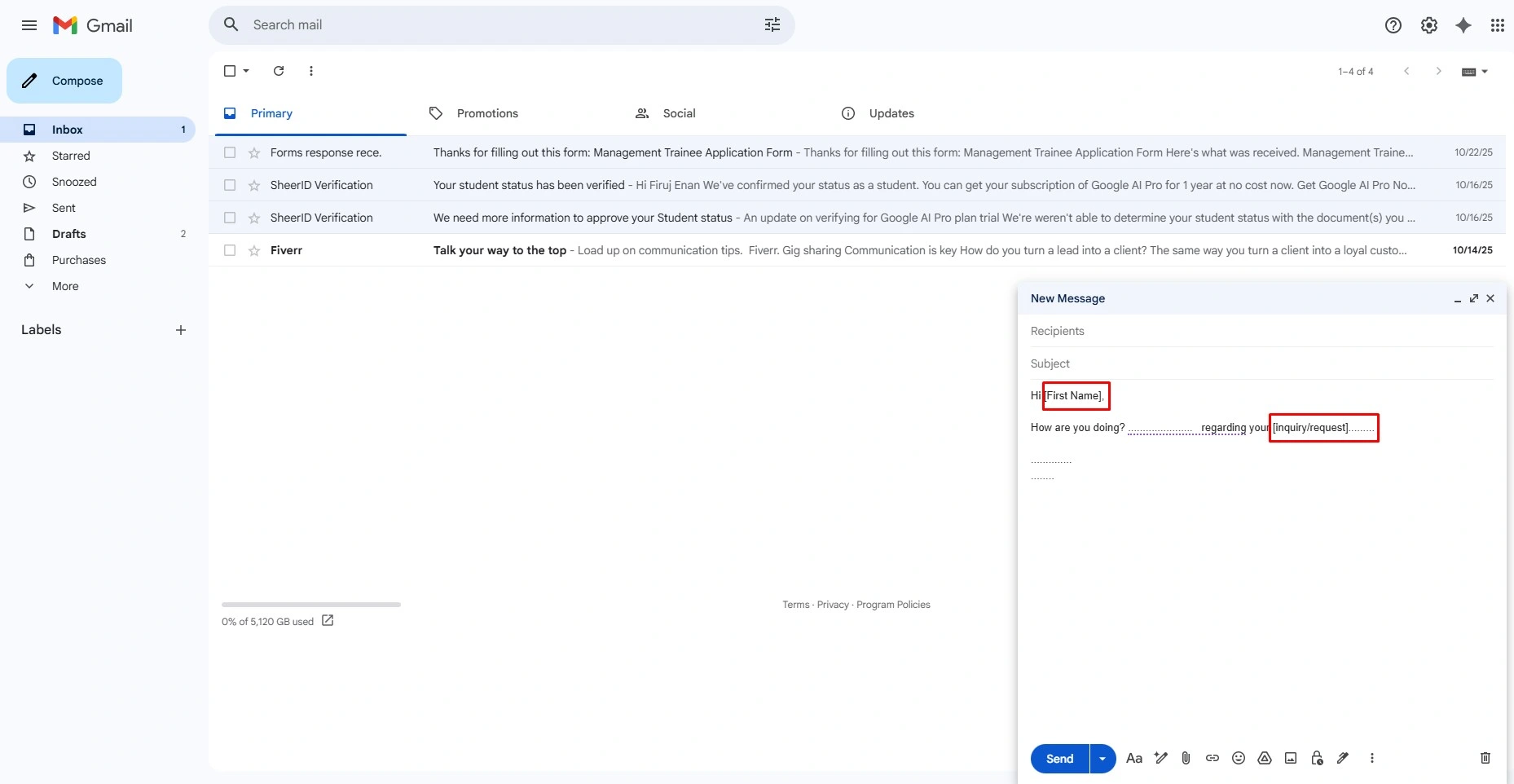 Write Template 2