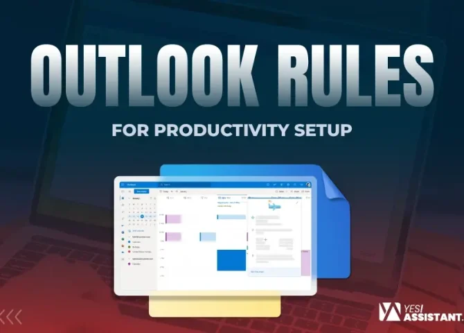 outlook rules for productivity setup