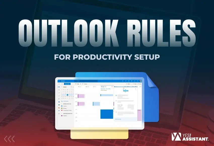 outlook rules for productivity setup