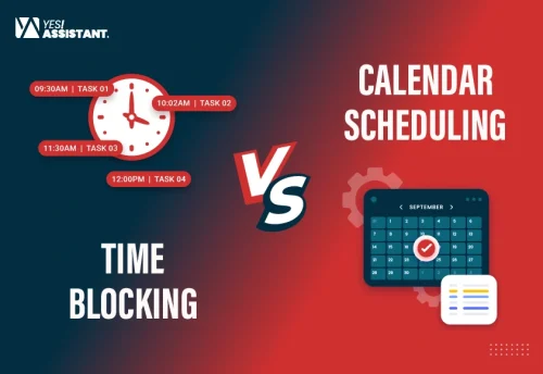 time blocking vs calendar scheduling