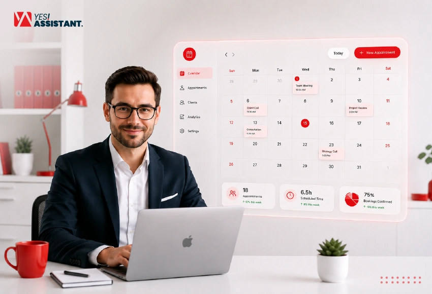 client scheduling system for service business